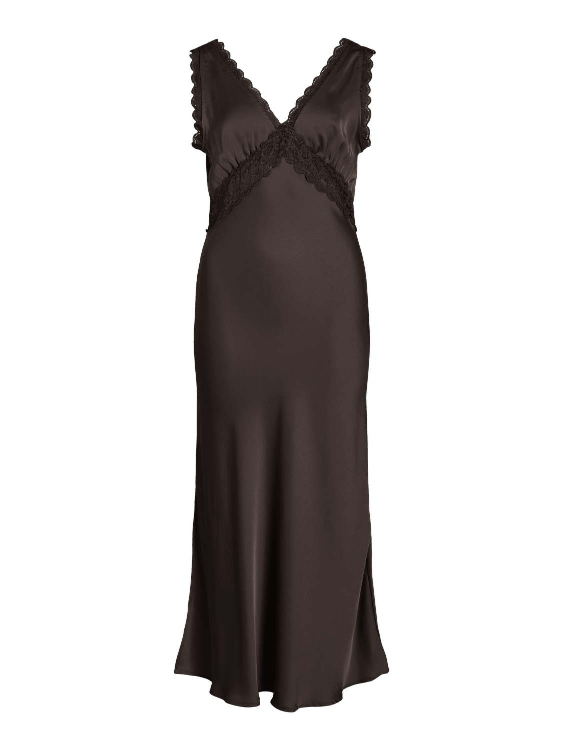 VIEMILY Midi Dress - Coffee Bean - VERO MODA & VILA Bergvik
